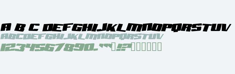 Aftershock Debris Solid Italic V2