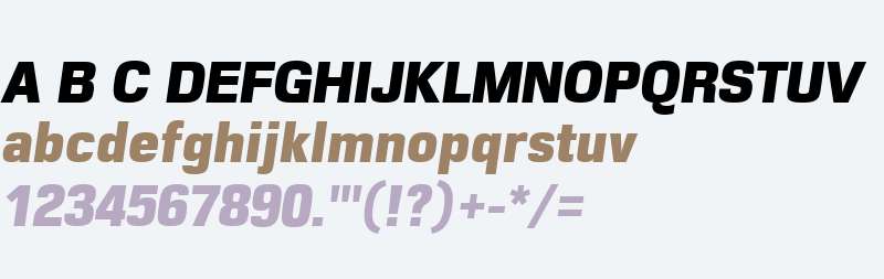 DDT W00 Heavy Italic