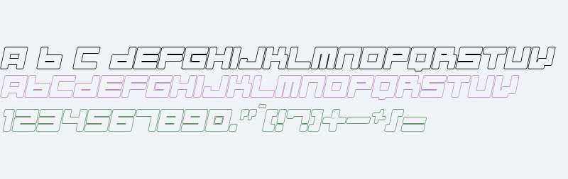 Almanaque Outline Italic