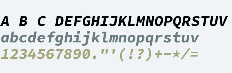 Office Code Pro Bold Italic