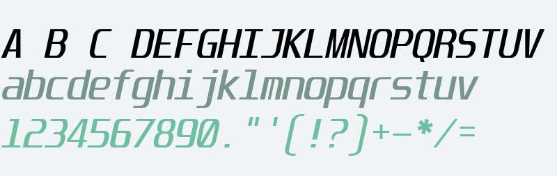 Unispace Italic