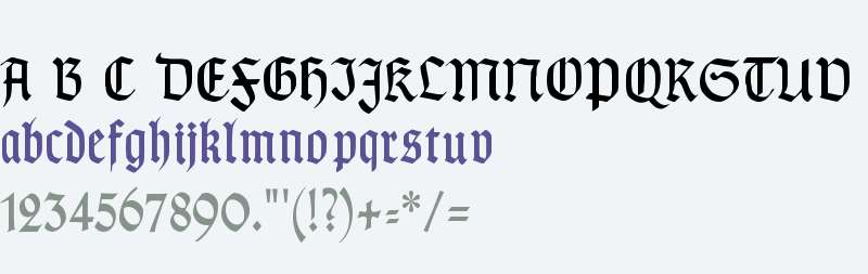 TypographerGotischSchmal