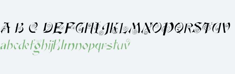 FairyScrollDisplay Italic