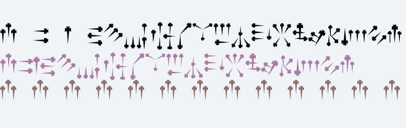 Alphabet of Daggers