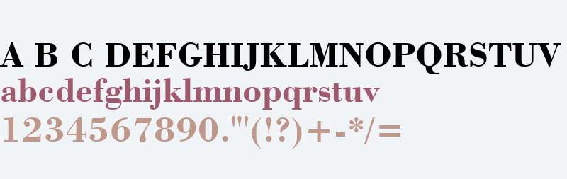 Bodoni Bd BT Bold