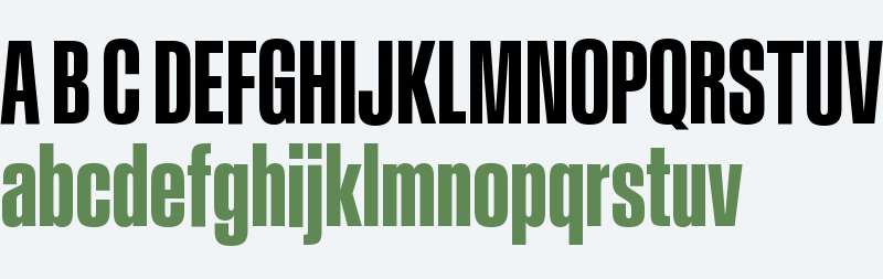Baikal Trial Ultra Condensed Semi Bold