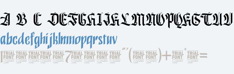 POWER BLACKLETTER DEMO