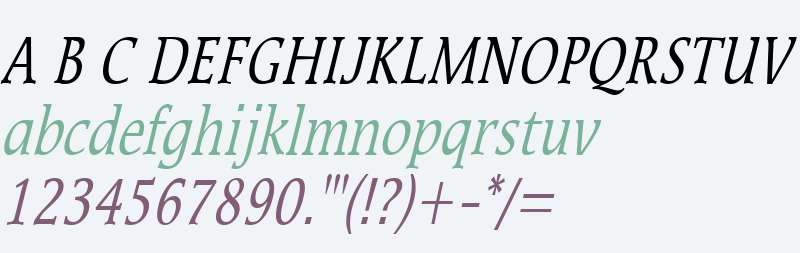 Mirror Thin Italic