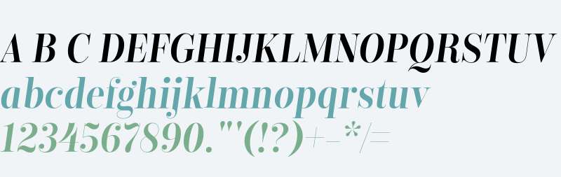 Encorpada Classic Condensed SemiBold Italic