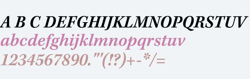 Kepler Std Semibold Italic Caption