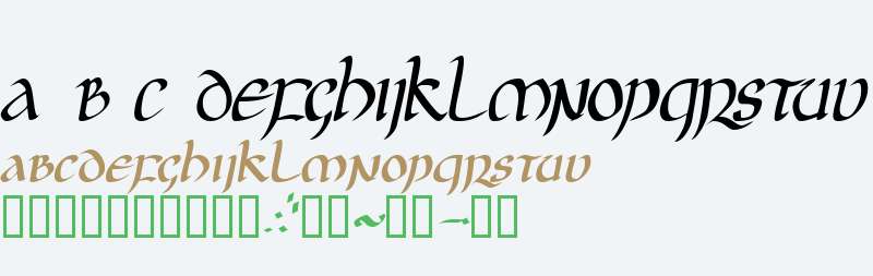 JGJ Uncial Italic