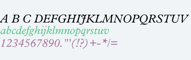 Plantin Std Italic