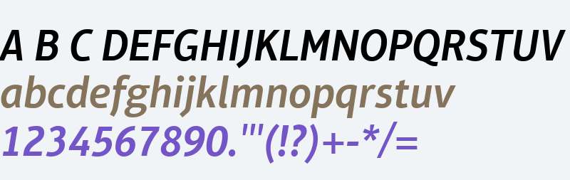 Aptifer Sans LT W01 Semibold It