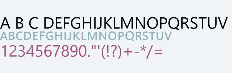 Segoe UI Small Capital in Small