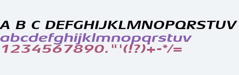 Aeonis LT W04 Bold Extended It