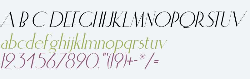 Elisia Italic