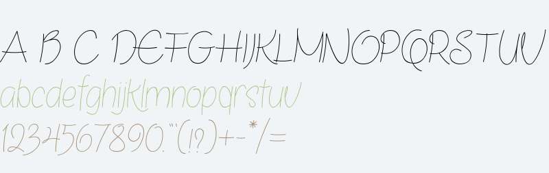 Bosanity Light Italic