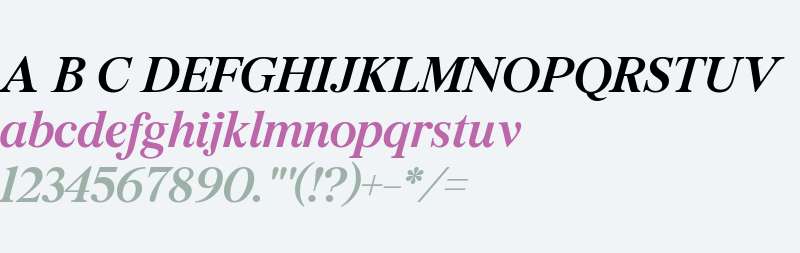 Burgess Pro Semibold Italic