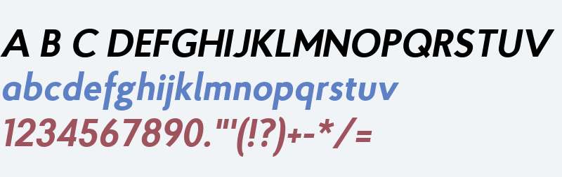 Proba W01 Bold Italic