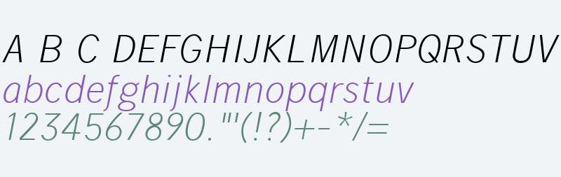 Superbastone W01 Light Italic