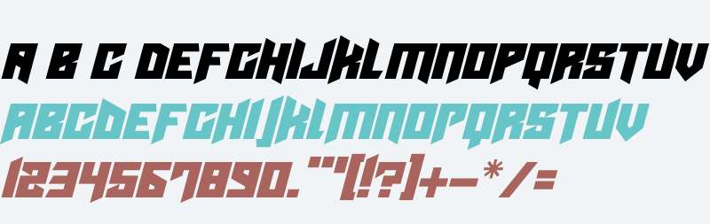 Cyberpunks Italic