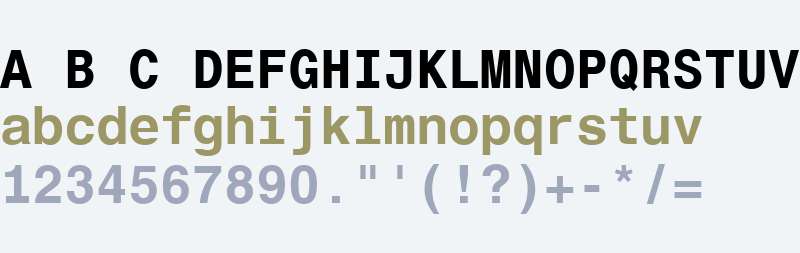 Helvetica Monospaced Pro Bold