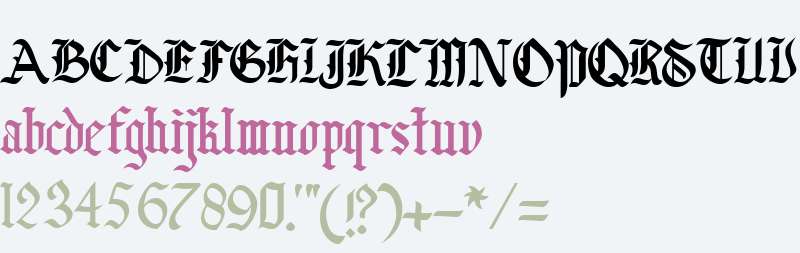 Baliga Blackletter