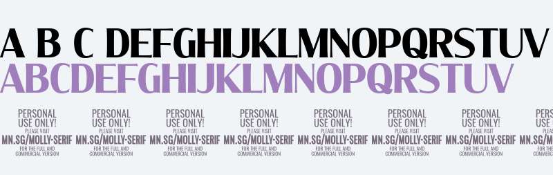 Molly Serif C PERSONAL Bold