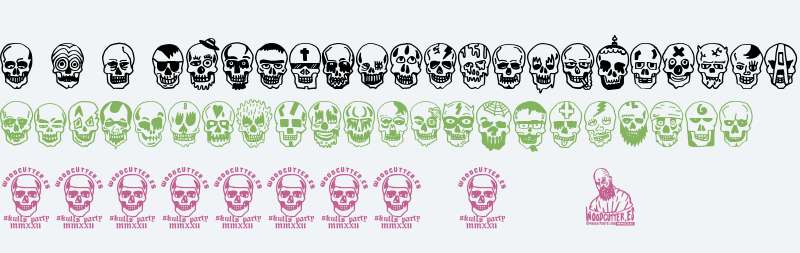 Skulls Party Icons