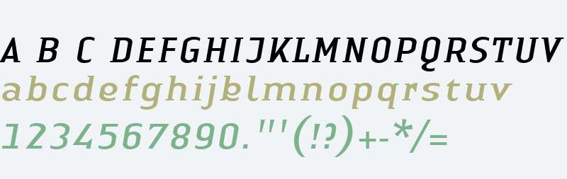 Authentic Small Serif W04 It