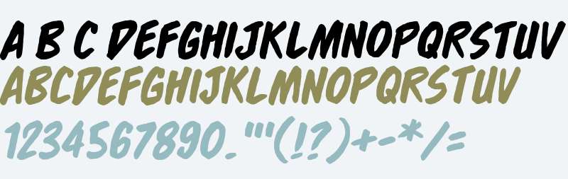 Brushzerker BB Italic