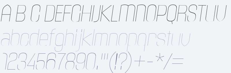 Maqui W00 Ultralight Italic