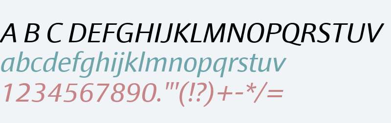 Impara W01 Italic