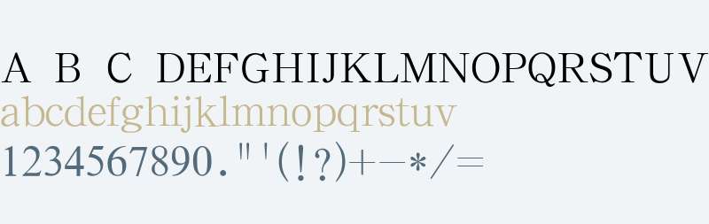 HYShuSongYiJ W00 Regular