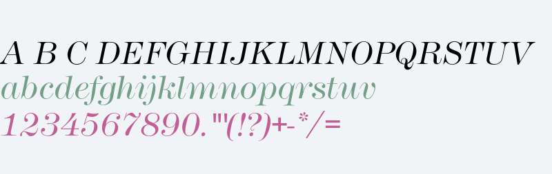 ModernNo216EF-LightItalic