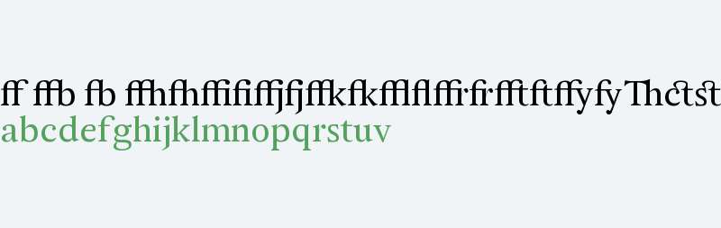 Atlantica Ligatures