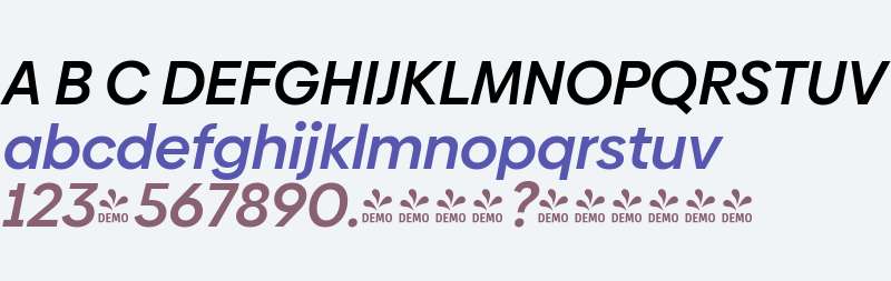 FSP DEMO - Biennale SemiBold It