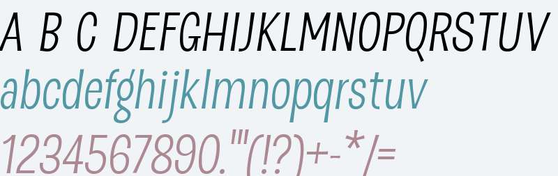 D Sert W01 Regular Italic
