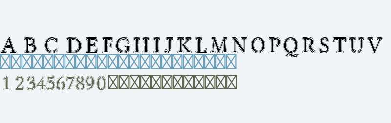 Linux Libertine Initials