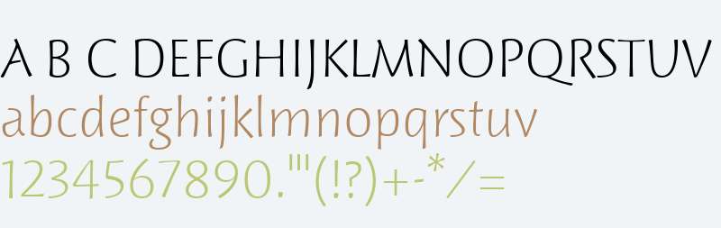 ITC Woodland W01 Light