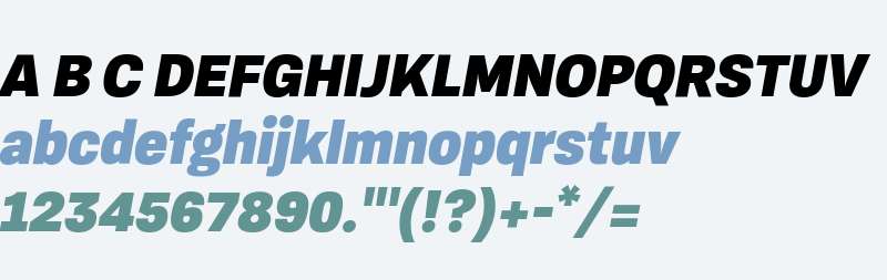 Konkret Grotesk Pro ExtraBold Italic