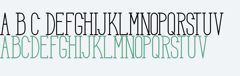 HBM Serenity Serif Title