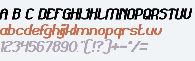 GRAND PRIX Bold Italic