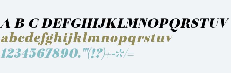 Otama W00 UltraBlack Italic