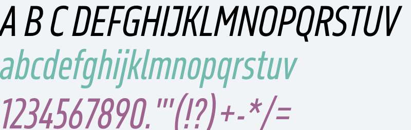 November Compressed LCG Regular Italic