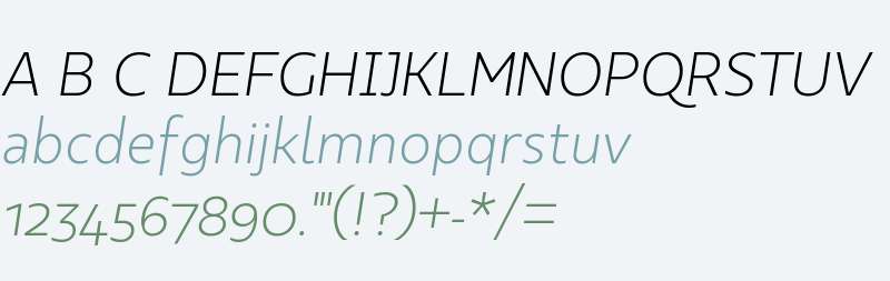KappaText-LightItalic