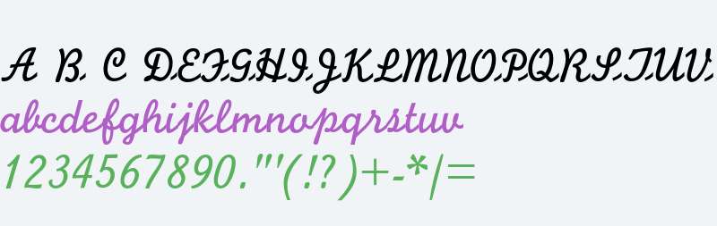 Monoline Script