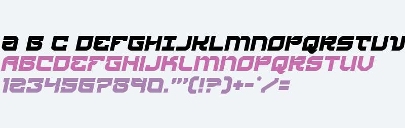 Crimson Destroyer Italic