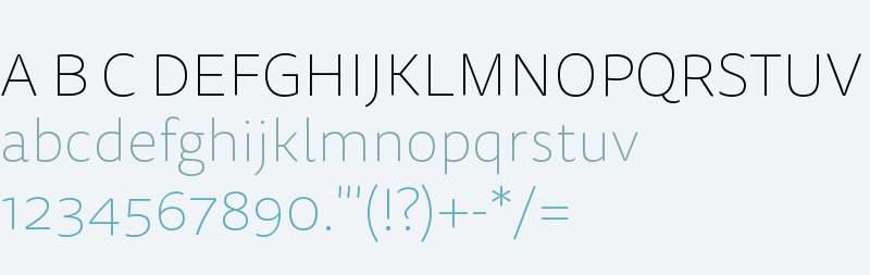 Tisa Sans Pro Extra Light