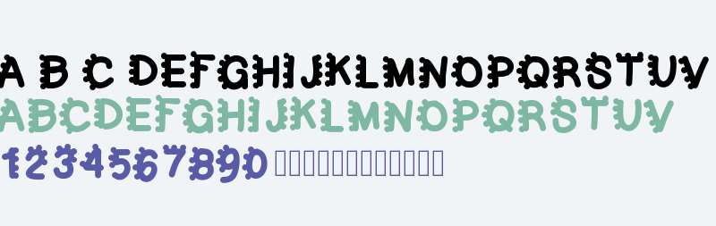 bubblefont V1